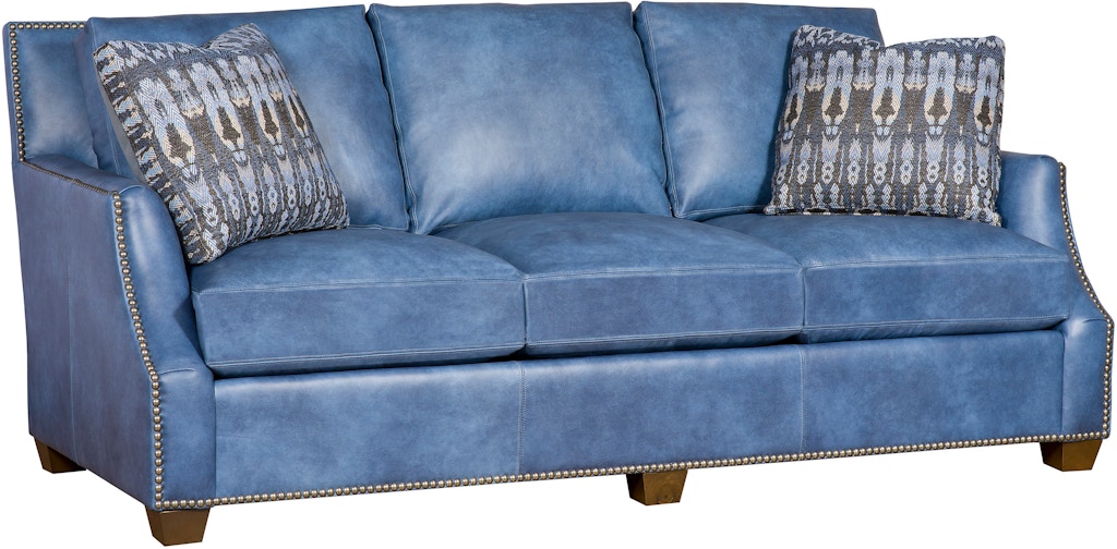 king hickory leather sofa
